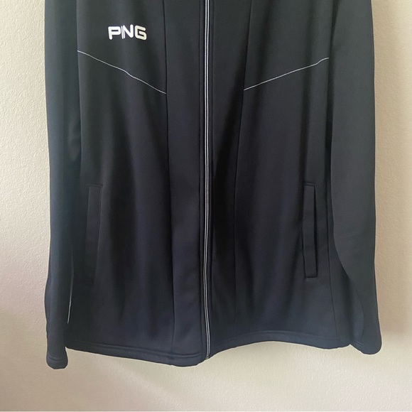 PING | Black Full Zip Up Golf Jacket Size XXL - Picture 4 of 15